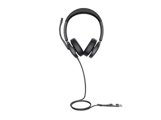 Yealink UH48 Dual - Hodesett - on-ear kablet - aktiv st&#248;ydemping - USB-C, USB-A - Certified for Microsoft Teams, UC-sertifisert