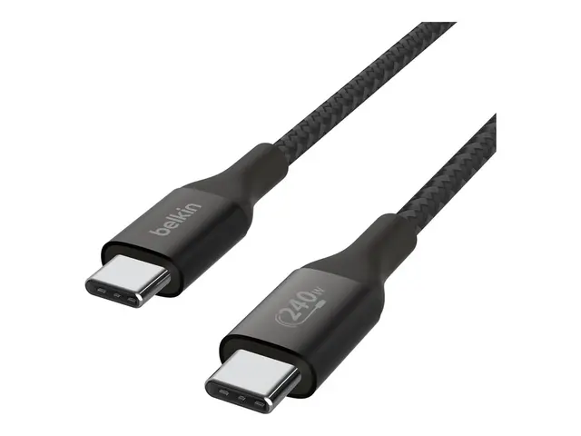 Belkin BoostCharge - USB-kabel USB-C (hann) til USB 2.0 1 m opp 24...