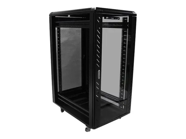 Startech 25U Network Rack Cabinet on Wheels - 36in Deep Portable 1...