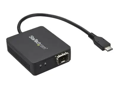 Startech USB C to Fiber Optic Converter - Open SFP 1000BASE-SX/LX ...