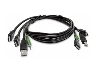 StarTech.com - Adapterkabel - TAA-samsvar HDMI, USB-type A, 3,5 mm telefonjakk hann til HDMI, USB Type B, 3,5 mm telefonjakk hann - 1.8 m