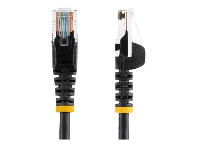 StarTech.com 5m Black Cat5e / Cat 5 Snagless Patch Cable 5 m - Kob...
