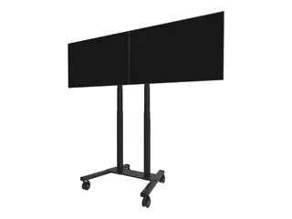 Neomounts ADM-875BL2 - Monteringskomponent (adapter) mikrojusterbar - for 2 LCD/plasma-paneler - låsbar - stål - svart - skjermstørrelse: 42"-65" - stativmonterbar - for Neomounts FL55-875BL1, WL55-875BL1
