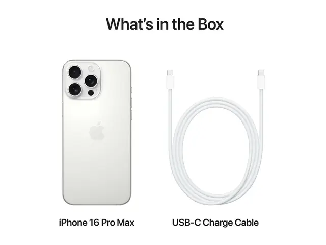 Apple iPhone 16 Pro Max - Hvit titan 512 GB - TN 