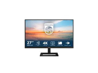 Philips 27E1N1900AE - 1000 Series - LED-skjerm 27&quot; - 3840 x 2160 4K UHD (2160p) @ 60 Hz - IPS - 350 cd/m&#178; - 1000:1 - HDR10 - 4 ms - 2xHDMI, USB-C - h&#248;yttalere - svart