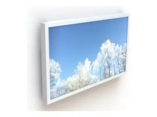 HI-ND Touch - Monteringssett (hylster) - for digitalsignerings-LCD-panel portrett - hvit - skjermst&#248;rrelse: 43&quot; - veggmonterbar