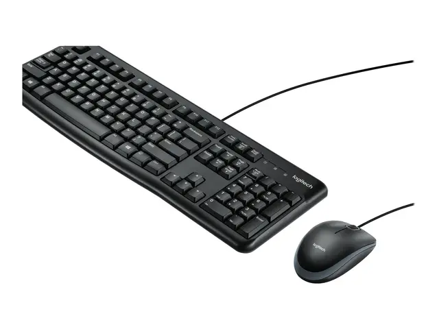Logitech Desktop MK120 - Tastatur- og mussett - USB - QWERTY - US ...