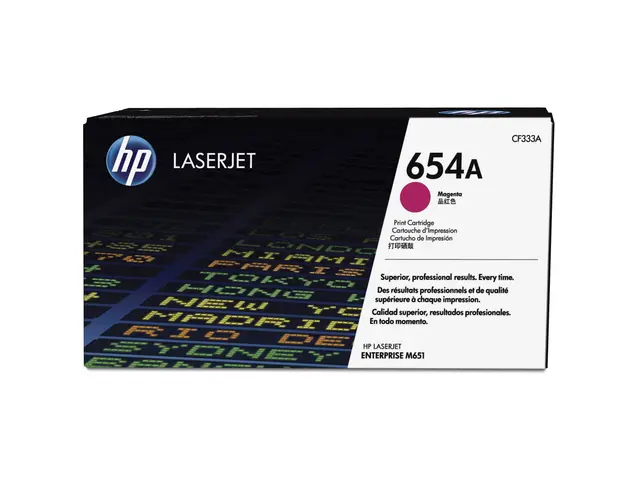HP 654A - Magenta - original - LaserJet - tonerpatron (CF333A) - f...