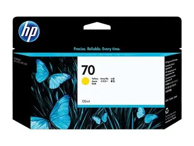 HP 70 - 130 ml gul original DesignJet blekkpatron for HD Pro MFP, ...
