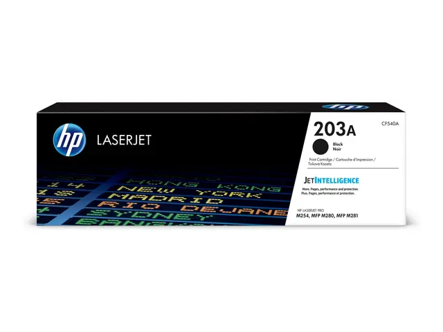 HP 203A - Svart original LaserJet tonerpatron (CF540A) for Color P...