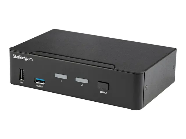 StarTech.com 2 Port DisplayPort KVM Switch, 4K 60Hz, Single Displa...