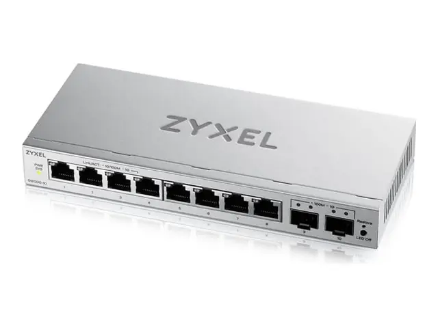 Zyxel GS1200v3 Series GS1200-10v3 - Switch Styrt 8 x 10/100/1000 +...