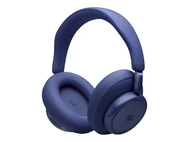 JBL LIVE 780NC - Hodetelefoner med mikrofon full størrelse - Bluetooth - trådløs, kablet - aktiv støydemping - 3,5 mm jakk - blå 