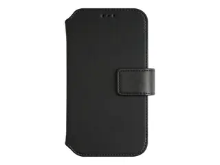 KEY Unstad - Lommebok for mobiltelefon MagSafe-samsvar - plastikk, kunstl&#230;r - svart - for Apple iPhone 13 mini