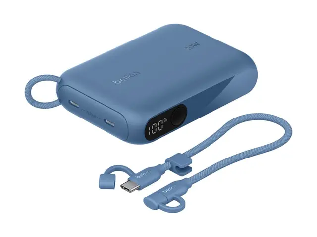 Belkin BoostCharge - Strømbank med skjerm 10000 mAh 20 watt PD 2 u...