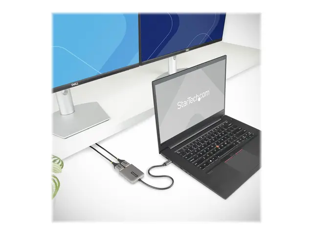 StarTech.com 2-Port USB-C MST Hub, USB Type-C to 2x DisplayPort Mu...