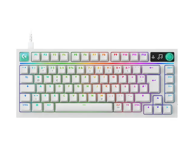 Logitech G G316 X 75 - Tastatur - gaming - 75% - compact - bakgrun...