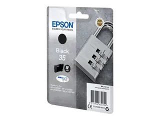 Epson 35 - 16.1 ml - svart - original - blære med RF/lyd-alarm blekkpatron - for WorkForce Pro WF-4720, WF-4720DWF, WF-4725DWF, WF-4730, WF-4730DTWF, WF-4740, WF-4740DTWF
