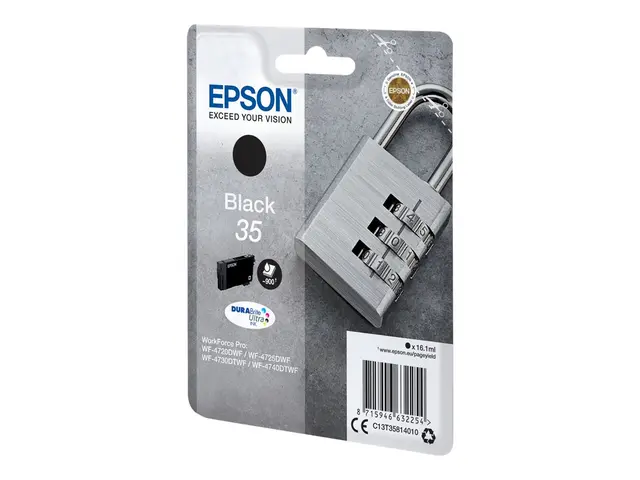 Epson 35 - 16.1 ml svart original blære med RF/lyd-alarm blekkpatr...