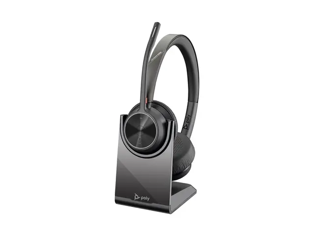 Poly Voyager 4320-M - 4300 series hodesett on-ear Bluetooth trådlø...