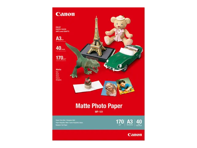 Canon MP-101 - A3 (297 x 420 mm) - 170 g/m² - 40 ark fotopapir - f...