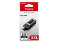 Canon PGI-555PGBK XXL - 37 ml - svart original - blekkbeholder - for PIXMA iX6850, MX725, MX925
