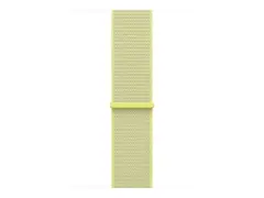 Apple - Sløyfe for smart armbåndsur - 46mm 145 - 220 mm - neongul - for Watch Hermès Series 9, SE 3, Series 10, Series 11, Series 8, Series 9, Ultra 2, Ultra 3