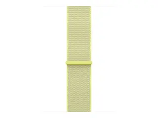Apple - Sløyfe for smart armbåndsur - 46mm 145 - 220 mm - neongul - for Watch Hermès Series 9, SE 3, Series 10, Series 11, Series 8, Series 9, Ultra 2, Ultra 3