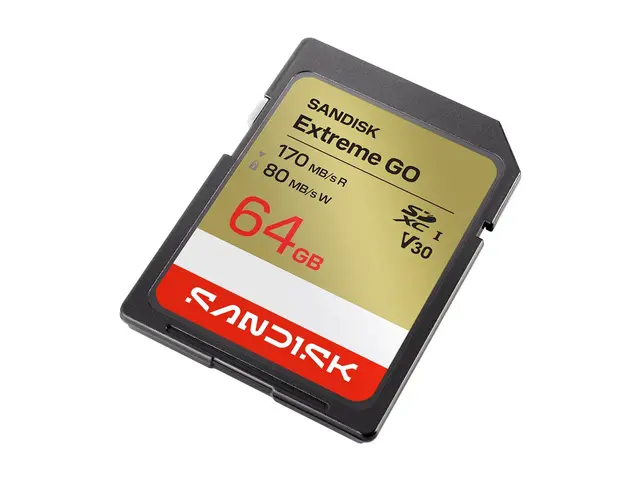 SanDisk Extreme Go - Flashminnekort - 64 GB - Video Class V30 / UH...