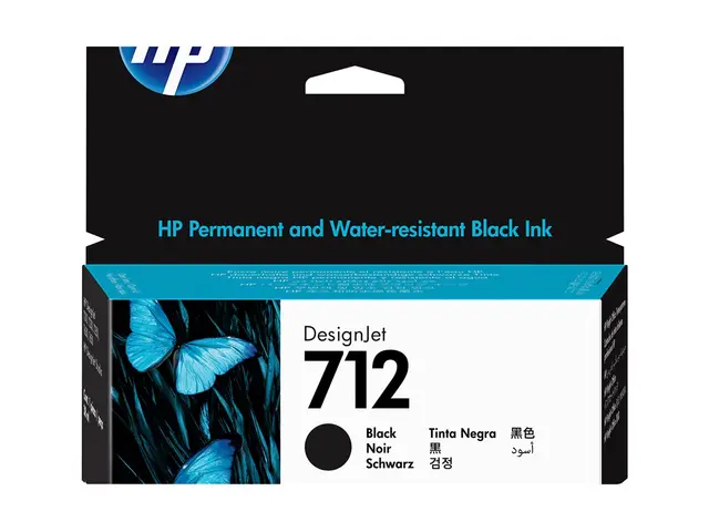 HP 712 - 38 ml - svart - original - DesignJet - blekkpatron - for ...