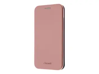 Insmat Exclusive - Lommebok for mobiltelefon polyuretan, kartong+papir+aluminiumsfolie, termoplastisk polyuretan (TPU) holder - roserosa - for Samsung Galaxy A25
