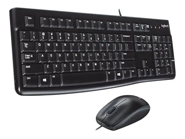 Logitech Desktop MK120 - Tastatur- og mussett - USB - US Internati...