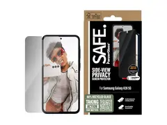 SAFE. by PanzerGlass - Skjermbeskyttelse for mobiltelefon ultravid passform med EasyAligner - glass - med personvernsfilter - 2-veis - for Samsung Galaxy A36