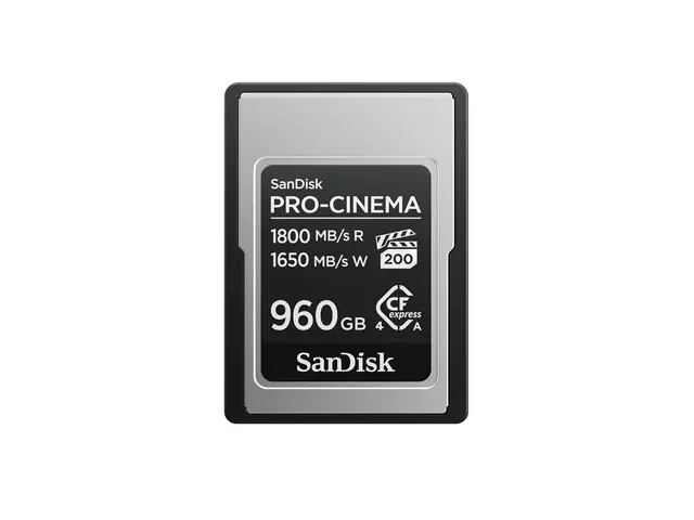 SanDisk PRO-CINEMA - Flashminnekort 960 GB CFexpress-type A
