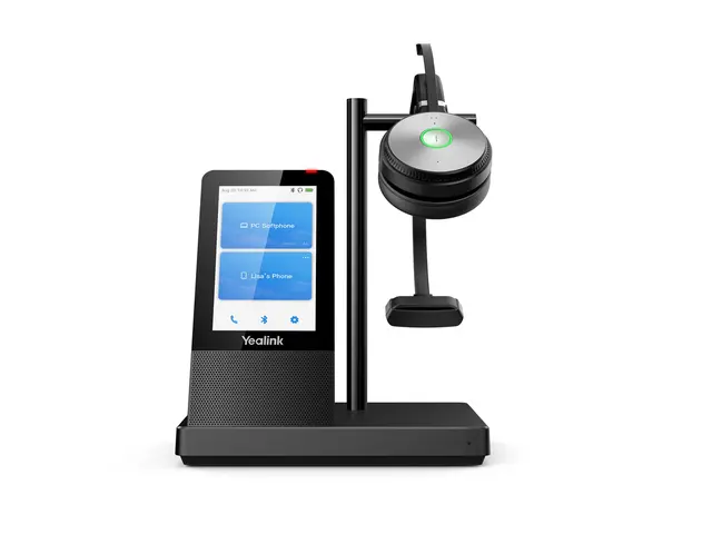 Yealink WH66 Mono X - Workstation hodesett full størrelse DECT trå...