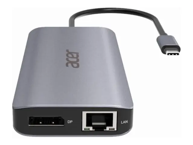 Acer 12-In-1 Type-C Adapter - dokkingstasjon USB-C 2 x HDMI, DP 1GbE