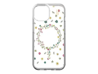 IDEAL OF SWEDEN - Baksidedeksel for mobiltelefon MagSafe-samsvar - resirkulert polykarbonat, resirkulert TPU-plast - petite blomster - for Apple iPhone 15