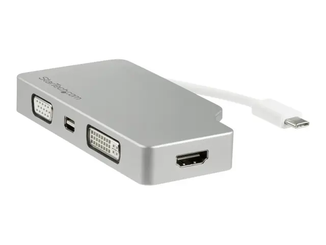 StarTech.com USB C Multiport Video Adapter with HDMI, VGA, Mini Di...