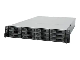 Synology SA3610 - NAS-server - 12 brønner kan monteres i rack - SATA 6Gb/s / SAS - RAID RAID F1, JBOD, 0, 1, 5, 6, 10 - RAM 16 GB - Gigabit Ethernet / 10 Gigabit Ethernet - iSCSI støtte - 2U