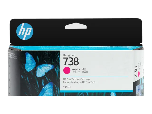 HP 738 - 130 ml magenta original DesignJet blekkpatron for T950