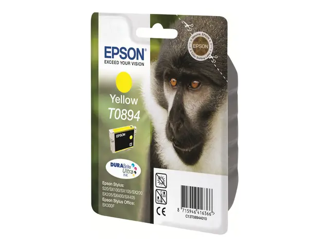 Epson T0894 - 3.5 ml - gul - original - blister - blekkpatron - fo...