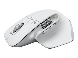 Logitech Master Series MX MASTER 3S - Mus ergonomisk - optisk - 7 knapper - tr&#229;dl&#248;s - Bluetooth, 2.4 GHz - Logitech Logi Bolt USB-mottaker - blekgr&#229;