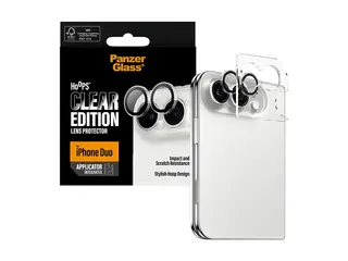 PanzerGlass Hoops - Linsebeskytter for mobiltelefon gjennomsiktig - for Apple iPhone Duo