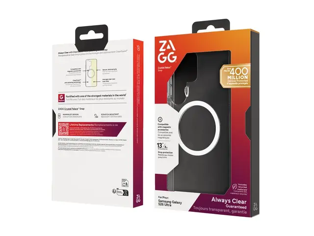 Zagg Crystal Palace Snap - Baksidedeksel for mobiltelefon magnetis...