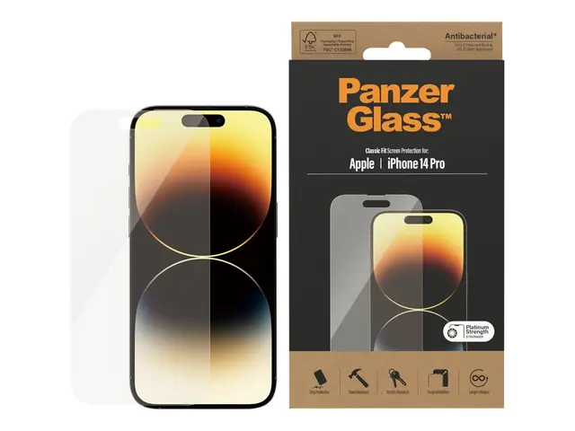 PanzerGlass - Skjermbeskyttelse for mobiltelefon klassisk passform...