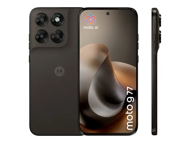 Motorola Moto G77 - Pantone svart olive - 128 GB 