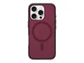 OtterBox Symmetry Series Clear - Baksidedeksel for mobiltelefon MagSafe-samsvar - opp r&#248;dbete - V&#229;r 2025 - for Apple iPhone 16 Pro