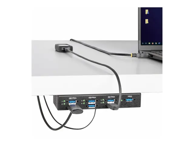 StarTech.com 7-Port Managed USB Hub with 7x USB-A, Heavy Duty Meta...