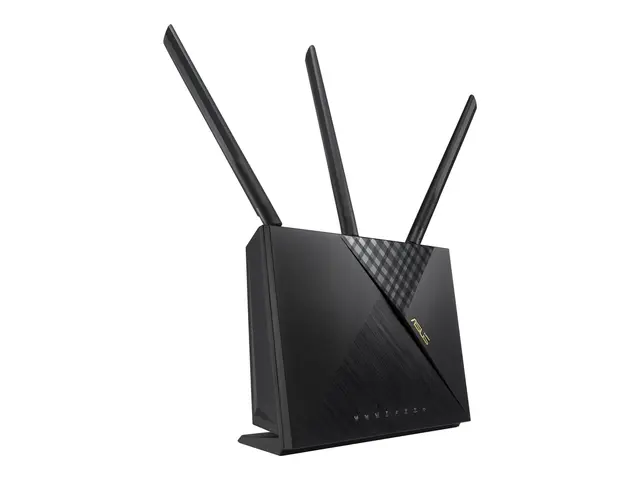 ASUS 4G-AX56 - Trådløs ruter WWAN 4-portssvitsj 1GbE Wi-Fi 6 Dobbe...