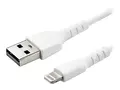 STARTECH.COM USB to Lightning Cable - 3.3 ft / 1m - MFi Certified Lightning Ca